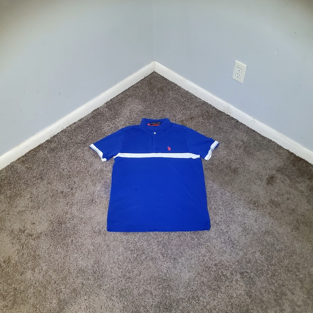 Blue polo t-shirt